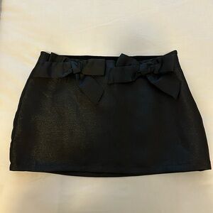 Urban Outfitters Black Bow Skirt